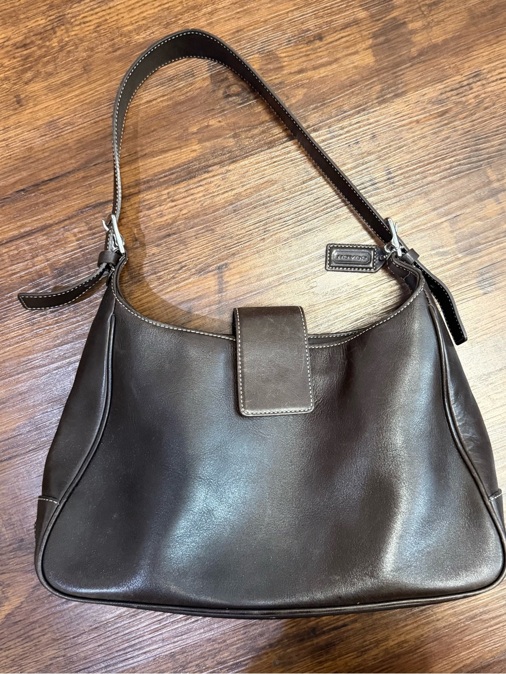 Vintage Coach Hamptons Large Hobo
Shoulder Bag Purse